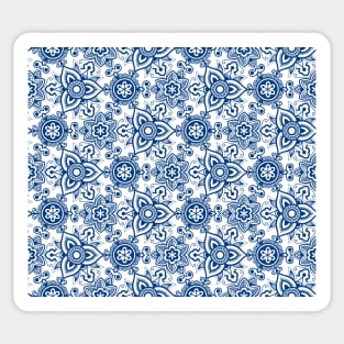 Blue sea patterns Sticker